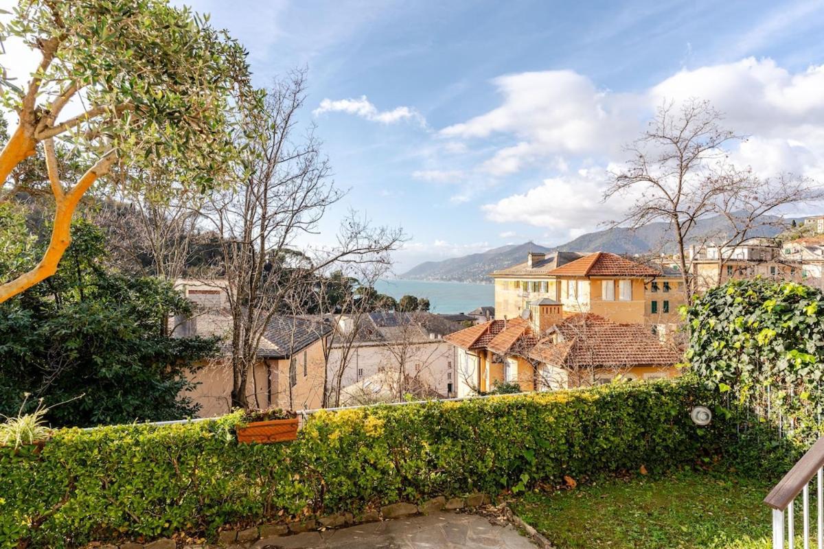 Sea View Apartment With Private Garden Camogli Eksteriør bilde